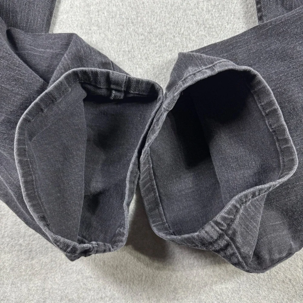 Levi's 569 Loose Straight Jeans Mens 36x32 Faded Black Denim Good Condition